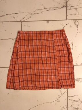 Plaid Pink Mini Skirt - Classic A-Line Style